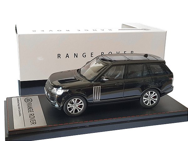 Miniatura Land Rover Range Rover Preto 2017 SV Autobiography Dynamic 1:43 LCD Models
