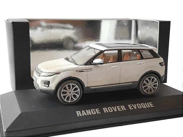 Miniatura Land Rover Range Rover Evoque 2011 White Dirty Edition Especial 1:43