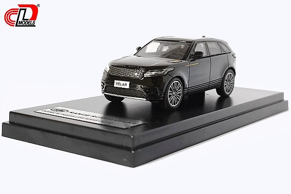 Miniatura Land Rover Range Rover Velar First Edition Preto 2018 Lcd Models 1/64 7 CM