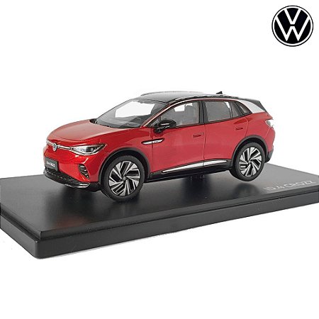 Miniatura Volkswagen VW ID.4 CROZZ 2021 Vermelho Metálico 1/43 FAW