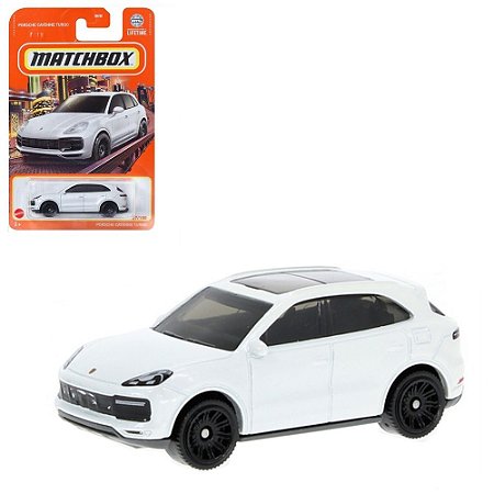 Miniatura Porsche Cayenne Turbo Branco Matchbox 1/64 7CM 27/100