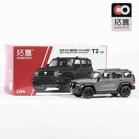 Miniatura GWM Tank 300 2023 Cinza 1/64 7CM Xcartoys