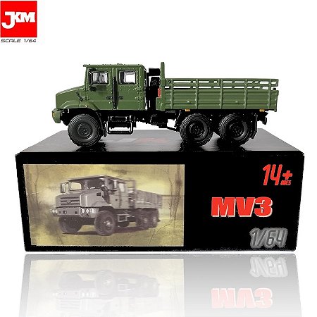Miniatura FAW MV3 Transporte Tropa Militar JKM Diecast 1/64 12CM
