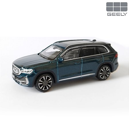 Miniatura Geely Monjaro L Azul 2023 Burago 1/64 7 CM