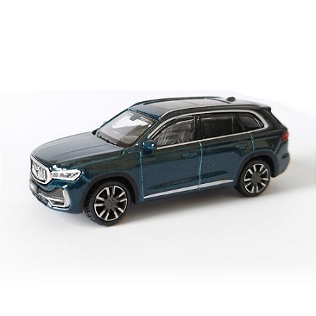 Miniatura Geely Monjaro L Azul 2023 Burago 1/64 7 CM