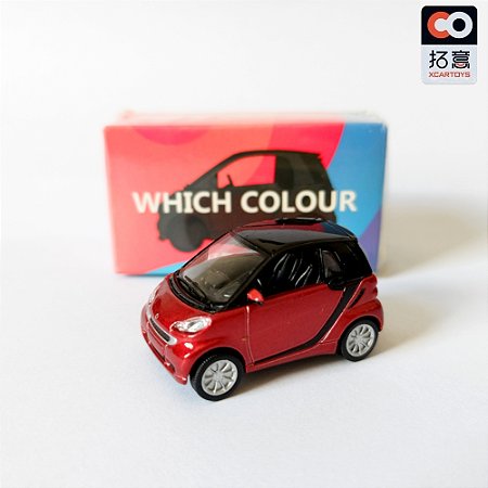 Miniatura SMART Fortwo 2010 Vermelho Xcartoys 1/64 4CM
