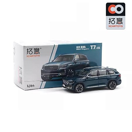 Miniatura Geely Monjaro L Azul 2023 Xcartoys 1/64 7 CM