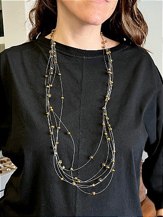 COLAR FIO CRISTAL D'ÓRO