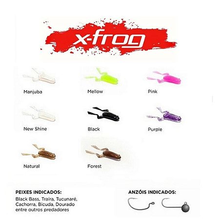 Isca Soft M3X X-Frog - 9cm / 2und