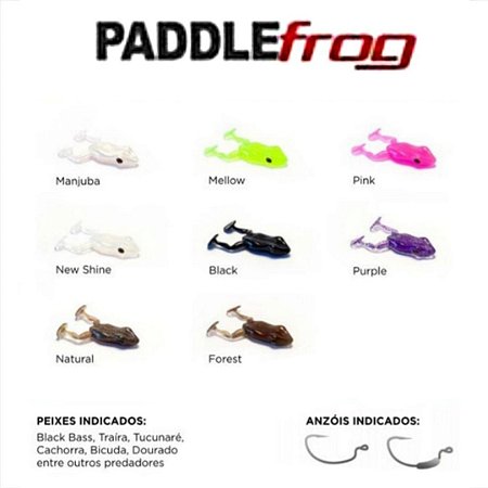 Isca Soft M3X Paddle Frog - 9cm / 2und