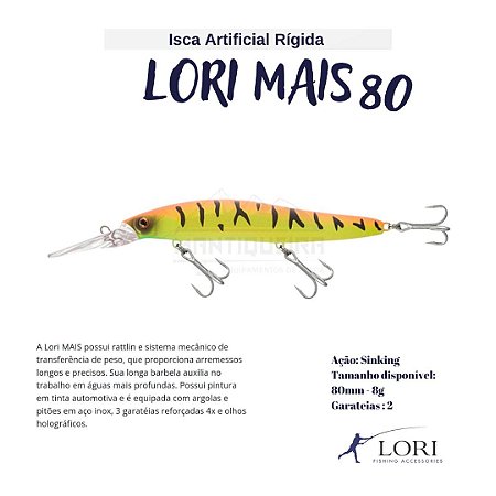 Isca Artificial - Lori Mais 80