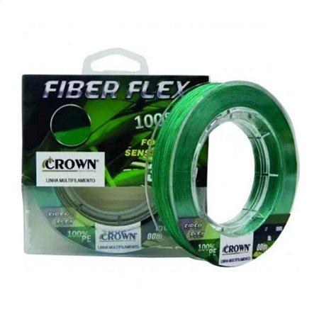 Linha Multifilamento Fiber Flex 4X 100mts - Crown