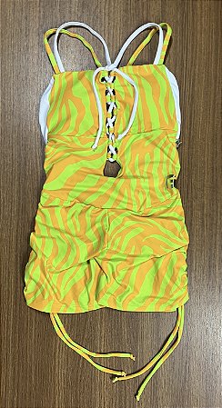 Macaquinho trança - estampado