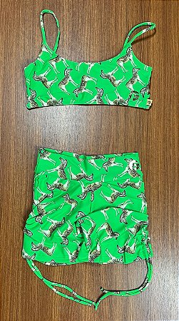 Conjunto de Short Estampa Diversas