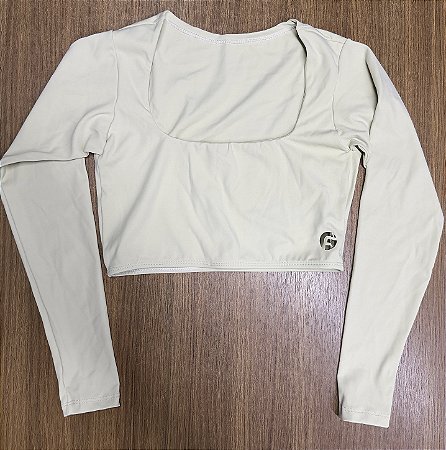 Cropped - manga longa