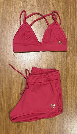 Conjunto - short sport + top