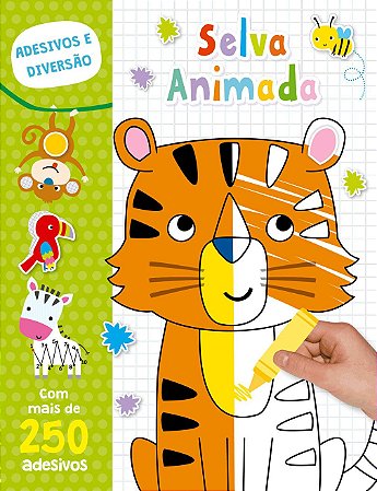 Adesivos e Diversão - Selva Animada