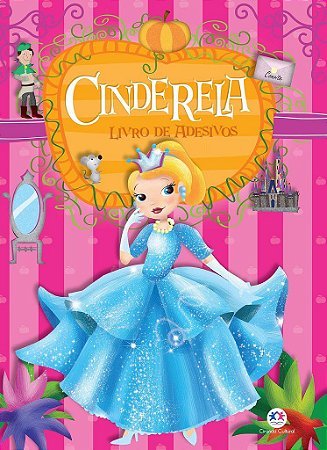 Livro de Adesivos - Cinderela