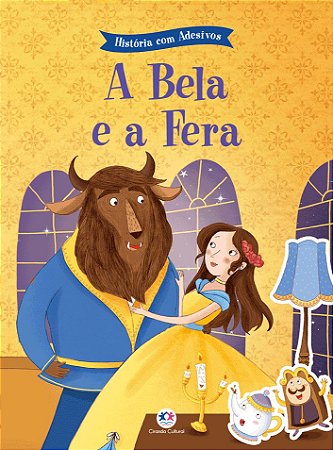 História com Adesivos - A Bela e Fera