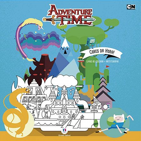 Arteterapia - Adventure Time - Cores da Hora