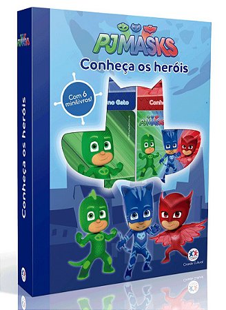Box com Janela - PJ Masks - Conheça os Heróis