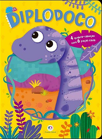Quebra-Cabeça de 6 Peças - Diplodoco