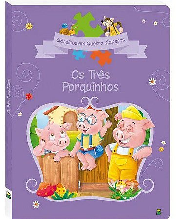 Clássicos em Quebra-Cabeças - Os Três Porquinhos