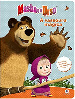 Quebra-Cabeça de 6 Peças - Masha e o Urso - Vassoura Mágica