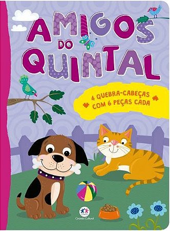 Quebra-Cabeça de 6 Peças - Amigos do Quintal