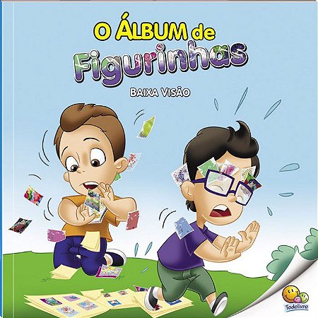 Inclusão Social - Álbum de Figurinhas - Baixa Visão