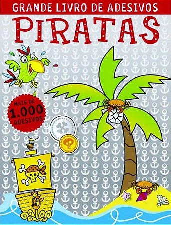 Grande Livro de Adesivos - Piratas
