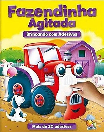 Brincando com Adesivos - Fazendinha Agitada