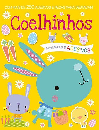 Atividades e Adesivos - Coelhinhos