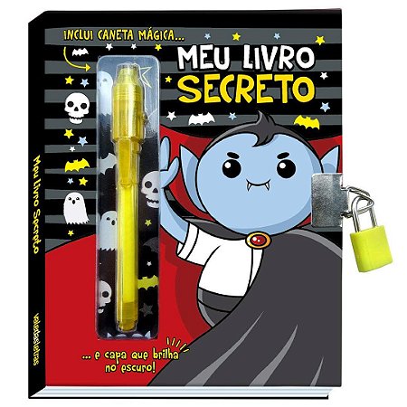 Meu Livro Secreto c/ Caneta Mágica - Preto