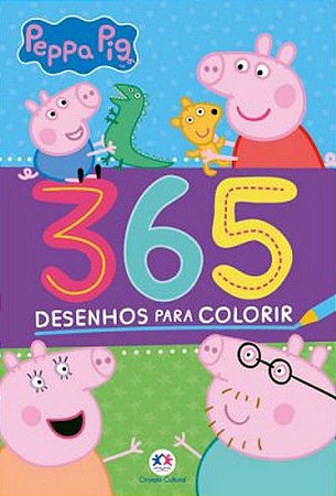 Livro: 365 Desenhos para Colorir - Peppa Pig