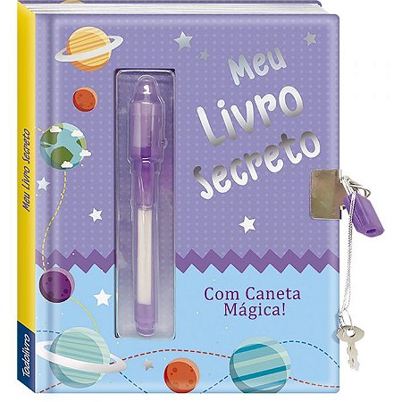 Meu Livro Secreto c/ Caneta Mágica - Roxo