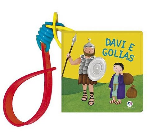 Livro de Banho com Alcinha - Davi e Golias