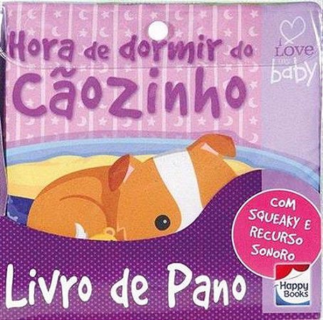 Livro de Pano - Hora de Dormir do Cãozinho