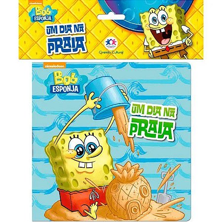 Livro de Banho - Bob Esponja - Um Dia na Praia
