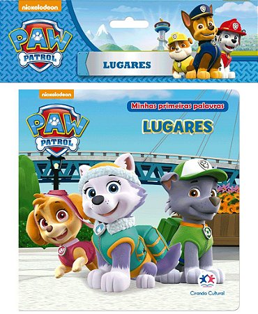 Livro de Banho - Paw Patrol - Lugares