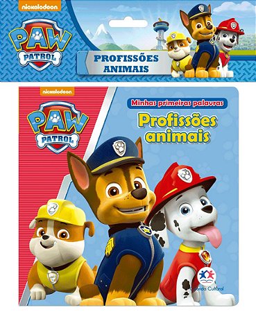 Livro de Banho - Paw Patrol - Profissões Animais