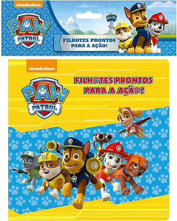 Livro de Banho - Paw Patrol - Filhotes Prontos para a Ação
