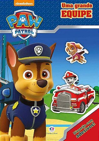 Diversão com Adesivos - Paw Patrol - Uma Grande Equipe