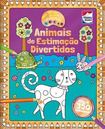 Cores e Adesivos - Animais de Estimação Divertidos