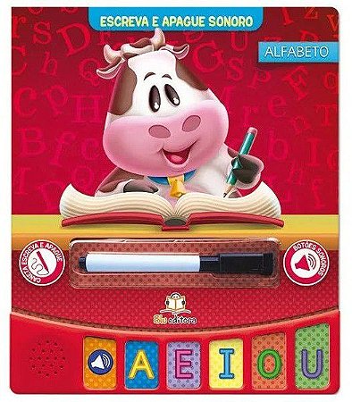 Escreva e Apague Sonoro - Alfabeto