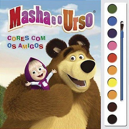 Aquarela - Masha e o Urso - Cores com os Amigos