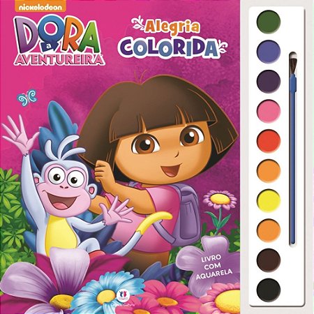 Aquarela - Dora, a Aventureira - Alegria Colorida