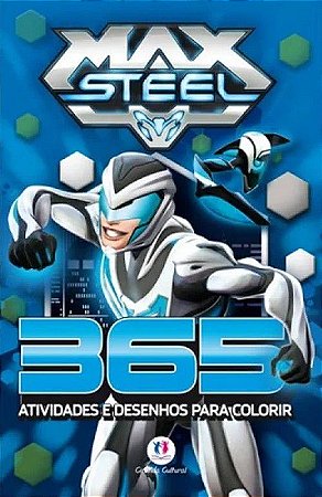 Livro: 365 Atividades e Desenhos p/ Colorir - Max Steel