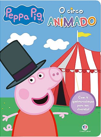 Quebra-Cabeça de 6 Peças - Peppa Pig - O Circo Animado