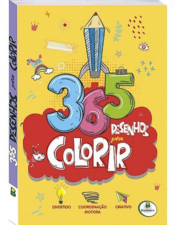 Livro: 365 Desenhos para Colorir